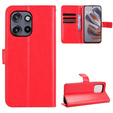 Pattintható tok a Motorola Edge 50 Neo / Motorola ThinkPhone 25, Crazy Horse Wallet, piros