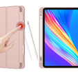 Tok iPad Pro 12.9" 2022/2021/2020 (6/5/4 gen.), Smart Pencil, tolltartóval, rózsaszín