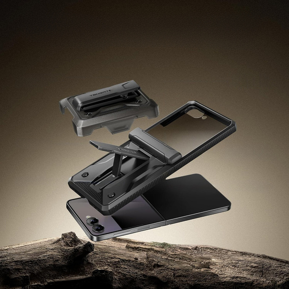 Tongate MECH tok MagSafe-val a Samsung Galaxy Z Flip7 FE / Z Flip6 készülékhez, zöld színű