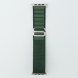 Nylon szíj Apple Watch 1/2/3/4/4/5/6/7/8/SE/ULTRA 42/44/45/45/49mm, zöld