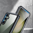 Tok Samsung Galaxy S23 FE készülékhez, Shockproof, fóliával, fekete