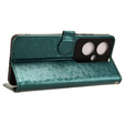 Flap tok Oppo Reno 11F 5G, Wallet Rhombus, zöld