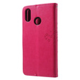 Pattintható tok a Huawei P20 Lite, Wallet tree, rózsaszín