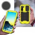 Páncélozott tok a Samsung Galaxy S22, R-JUST CamShield Slide, sárga