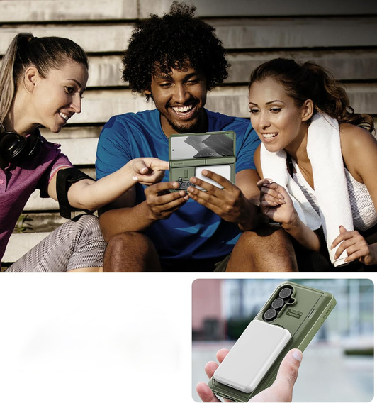 Dexnor Mágneses páncélozott tok kettős alappal Samsung Galaxy Z Fold7-hez