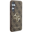 GUESS Telefontok a Samsung Galaxy A55, 4G Big Metal Logo, barna