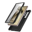 Tok Samsung Galaxy S24 Ultra, ERBORD Rugged MagSafe tok, fekete (két keret)