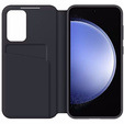 Eredeti Samsung tok a Galaxy S23 FE, S View Wallet Cover, fekete