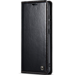 CASEME flip tok Samsung Galaxy A52/A52s, Waxy Textured, fekete