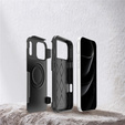 MagForce tok iPhone 17 Pro Max készülékhez, MagSafe-hoz, páncélozott, fekete