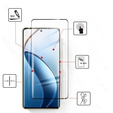 3D edzett üveg Realme 12 Pro 5G / 12 Pro+ 5G készülékhez, fekete