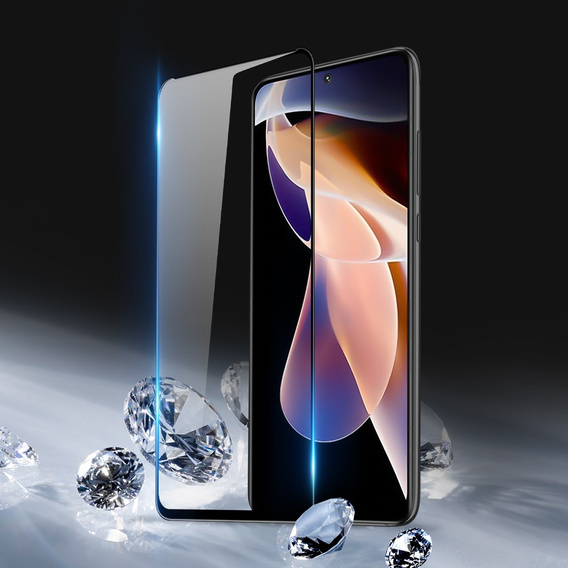 Edzett üveg Xiaomi Redmi Note 11 Pro 5G, Dux Ducis teljes képernyőhöz, fekete