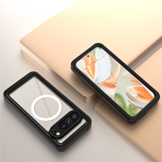 Redpepper IP68 vízálló tok 360°-os védelemmel és MagSafe-vel a Google Pixel 10 Pro készülékhez