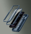 Páncélozott tok iPhone 12 / iPhone 12 Pro készülékhez, Dexnor CamProtect MagSafe, sötétkék (Két keret)