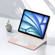 Billentyűzet tok iPad Air 11" 2024, Magnetic Keyboard Touchpad, rózsaszín