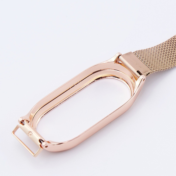 Milánói acél karkötő a Xiaomi Smart Band 10 / 9 / 8 készülékhez