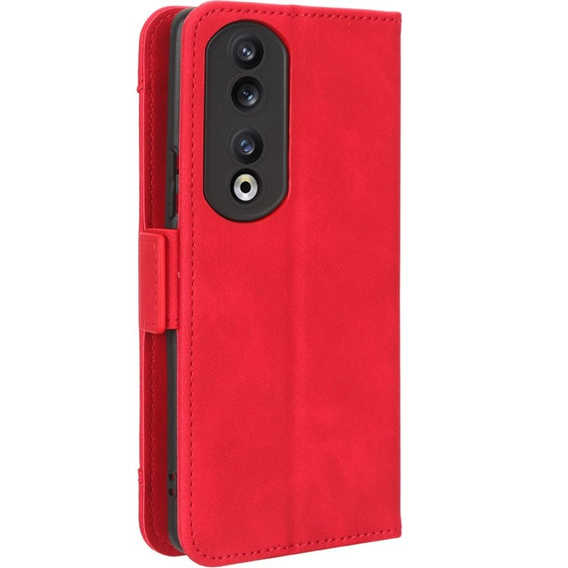 Pattintható tok a Honor 90, Card Slot, piros