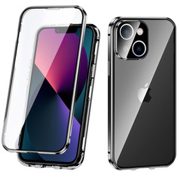 Tok iPhone 13, Magnetic Dual Glass, fekete