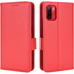 Pattintható tok a Ulefone Note 12P, Wallet Litchi Magnet, piros