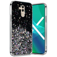 Telefontok a Huawei Mate 20 Lite, Glittery, fekete