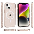 Tok iPhone 14 Plus, Glittery, MagSafe-hoz, arany