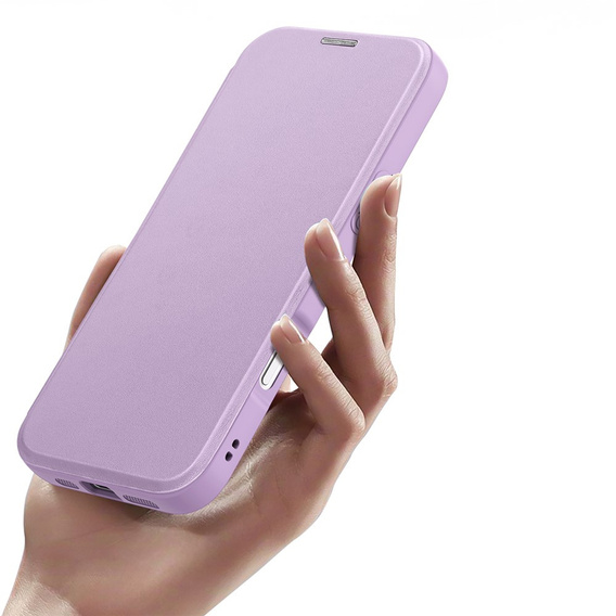 Dux Ducis tok iPhone 17 Pro, Skin X Pro, pánttal, MagSafe-hoz, lila