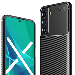 Telefontok a Samsung Galaxy S21 FE, Carbon Gel, fekete