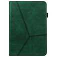 Tok Lenovo Tab M10 Plus 10.6 Gen 3 TB-125F TB-128F, Classic, tolltartóval, zöld