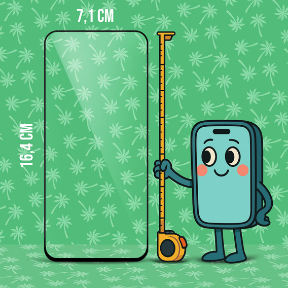 5D Full Glue Smart Palm edzett üveg Motorola Moto G35 5G készülékhez