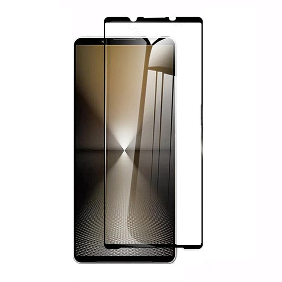 3D edzett üveg Sony Xperia 1 VI készülékhez, fekete keret