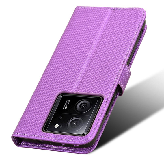 Flip tok Xiaomi 13T / 13T Pro / Redmi K60 Ultra-hez, Smart Magnet, ibolya