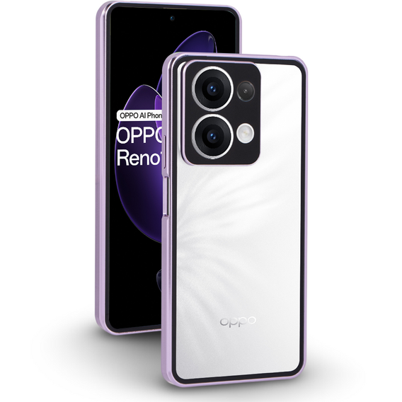 Tok Oppo Reno 13, Magnetic Dual Glass, rózsaszín