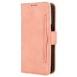 Pattintható tok a Samsung Galaxy M15 5G, Card Slot, rózsaszín