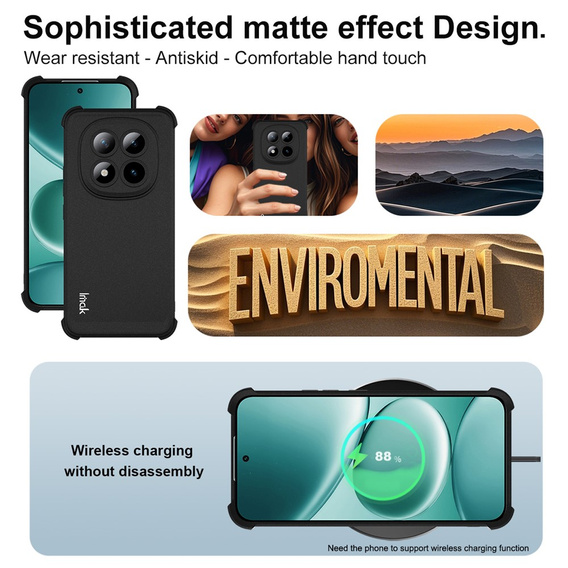 IMAK Dropproof tok Xiaomi Redmi Note 15 Pro Plus 5G / Poco M8 Pro 5G készülékhez