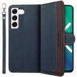 Pattintható tok a Samsung Galaxy S22+ Plus 5G, KHAZNEH RFID, kék