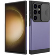 Telefontok a Samsung Galaxy S24 Ultra, ERBORD MagProtect Slide Camera, lila