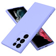 Telefontok a Samsung Galaxy S23 Ultra, Silicone Lite, lila