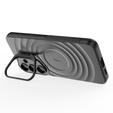 Tok Samsung Galaxy S25, Ripple Kickstand, MagSafe-hoz, fekete