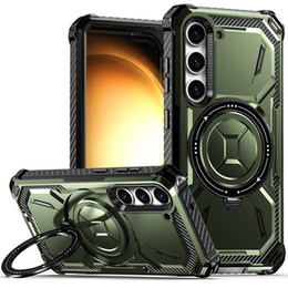 Tok Samsung Galaxy S23 Plus, Heavy Duty Ring, zöld