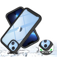 Tok iPhone 14 készülékhez, Shockproof, fóliával, fekete