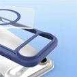 Dux Ducis tok iPhone Air, Skin X Pro, pánttal, MagSafe-hoz, tengerészkék