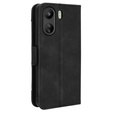 Pattintható tok a Xiaomi Redmi 13C / Poco C65, Card Slot, fekete