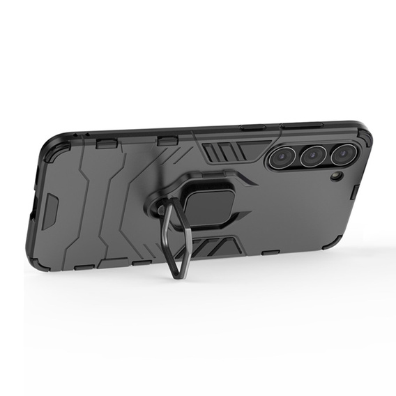 Telefontok a Samsung Galaxy S23, Kickstand Ring, fekete