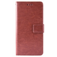 Pattintható tok a Infinix Hot 11s, Crazy Horse Wallet, barna