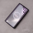 Magnetic Dual Glass MagSafe tok Samsung Galaxy S22 Ultra, lila