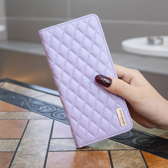 Pattintható tok a Samsung Galaxy A34 5G, Wallet, BINFEN COLOR, lila
