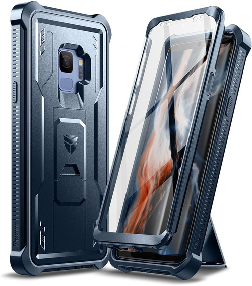 Páncélozott tok a Samsung Galaxy S9, Dexnor Full Body, kék