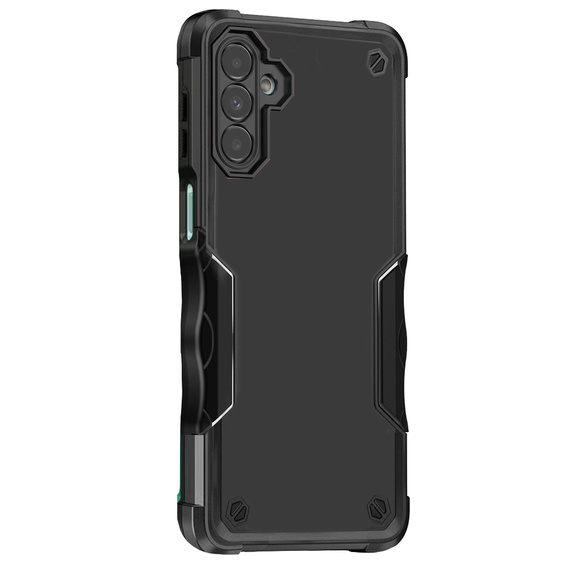 Páncélozott tok a Samsung Galaxy A14 4G/5G, Dual-Layer, fekete
