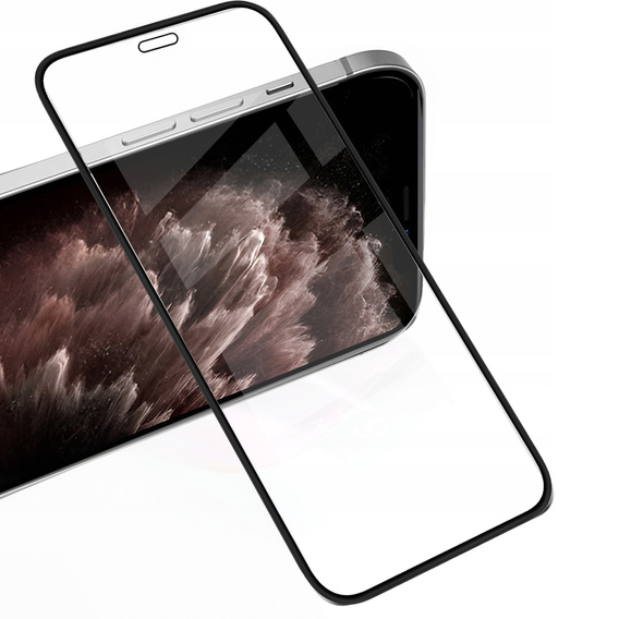 2x edzett üveg a iPhone 12/12 Pro, ERBORD 3D teljes képernyő