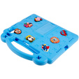 Gyermek tok Apple iPad Air 11" 6 gen. 2024, Cute Patterns, állvánnyal, kék